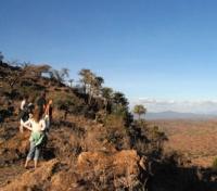 Walking safari in the hills